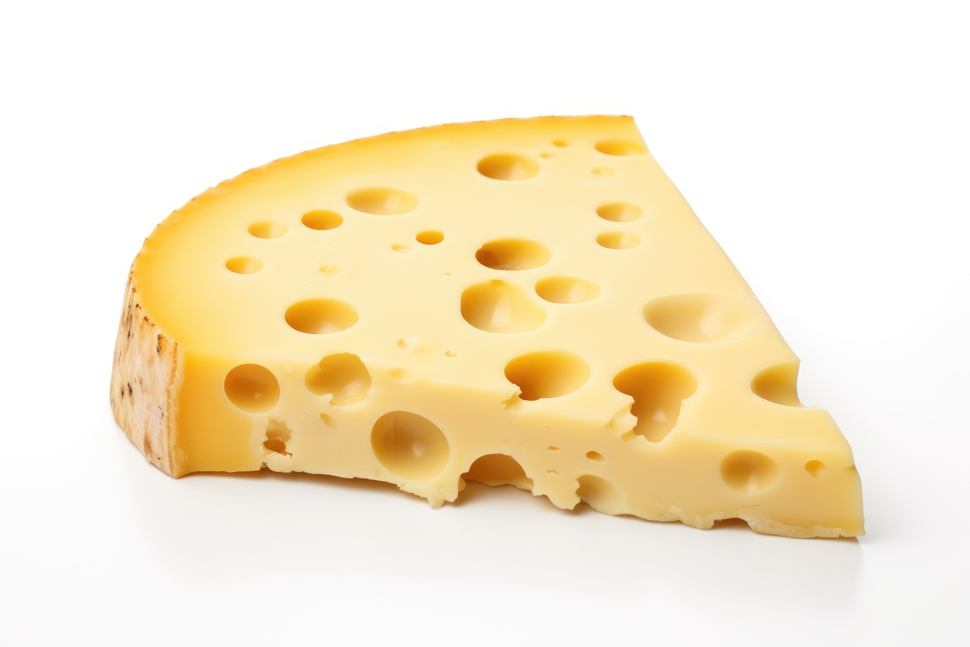 Na tym obrazku widać wyjątkowy domowy ser żółty z charakterystycznymi, drobnymi dziurami, które nadają mu unikalnego wyglądu. Jego intensywny, złocisty kolor przyciąga uwagę, a gładka, kremowa konsystencja obiecuje doskonały smak. Obrazek ilustruje nie tylko estetyczną stronę domowego sera żółtego z dziurami, ale także wzbudza apetyt i zachęca do rozkoszowania się jego wyjątkowym smakołykiem
