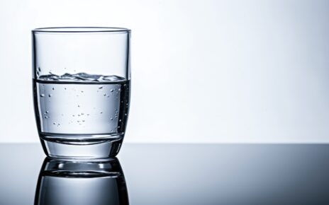 Szklanka wody, która odgrywa ważną rolę w diecie mającej na celu skurczanie żołądka